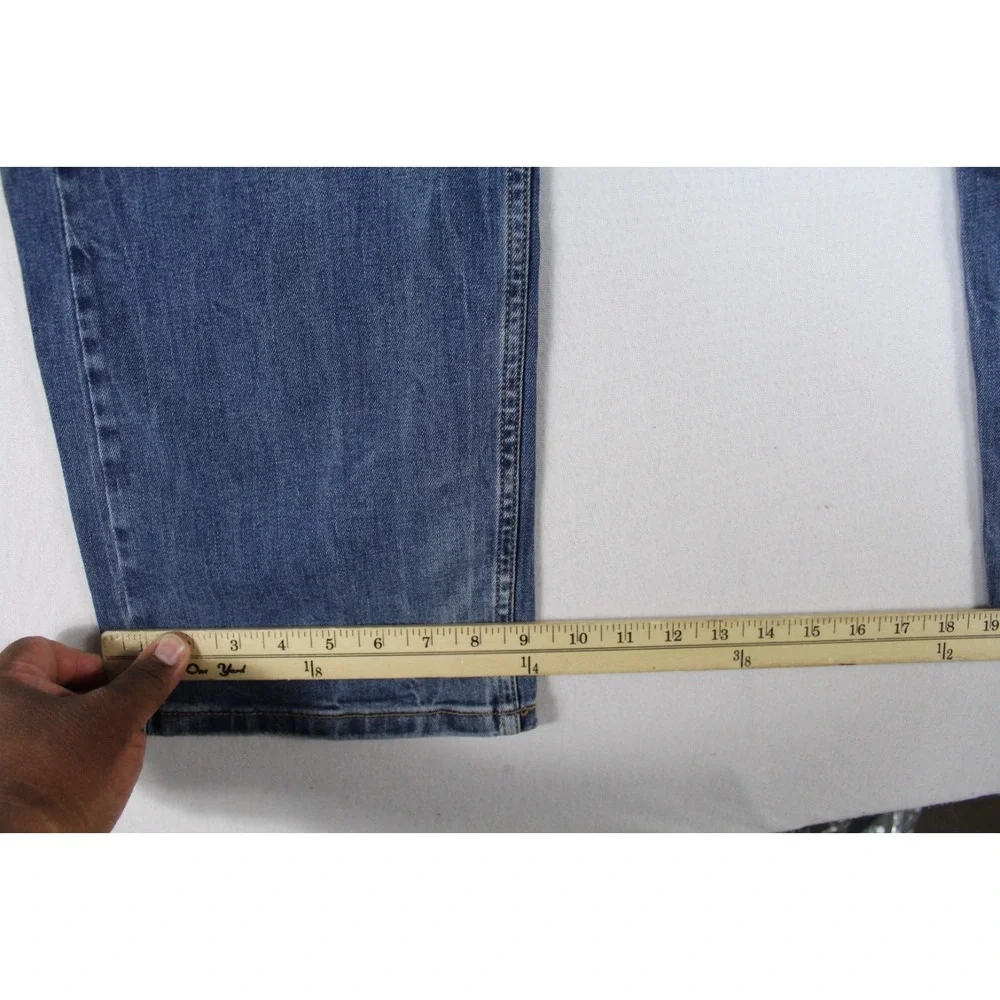 Levi's 589 Men Blue Jeans Casual Denim Straight Size 36X32